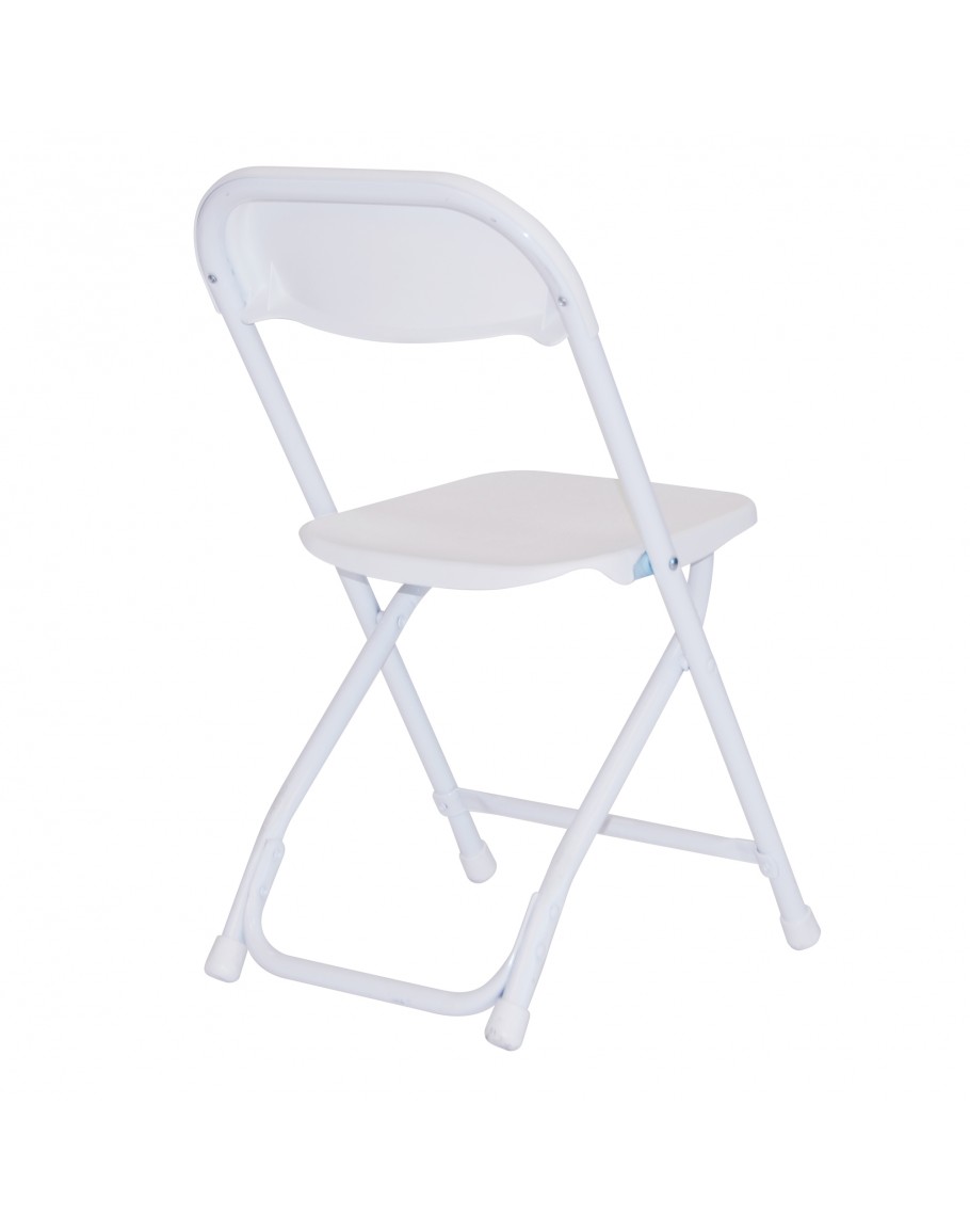 Rhino™ Children's Plastic Folding Chair, White